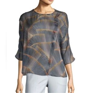 Armani Silk 3/4 Sleeve Blouse